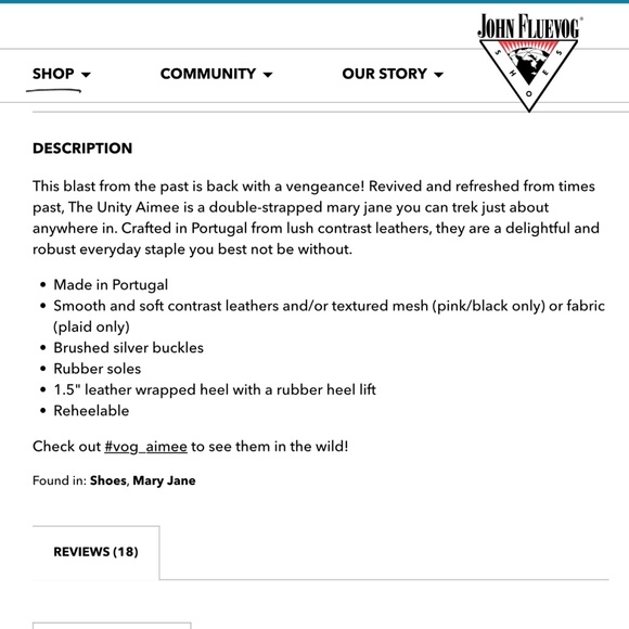 NIB Fluevog Unity Aimee plaid mary-janes size 9 - Picture 14 of 16